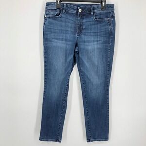 J Jill Denim Womens Jeans Size 10 Authentic Fit Slim Ankle Medium Wash‎